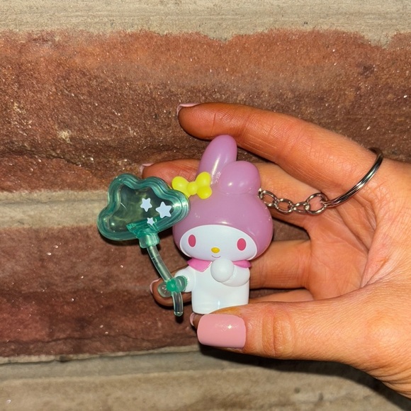 My Melody Pink and Green Character Keychain - Picture 1 of 7